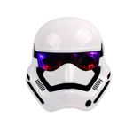 Jucarii, Copii si Bebe - Jucarii si jocuri - Jucarii de rol - Masti si costume copii - Masca Stormtrooper pentru copii, LED, marime universala, alba - Infinity.ro