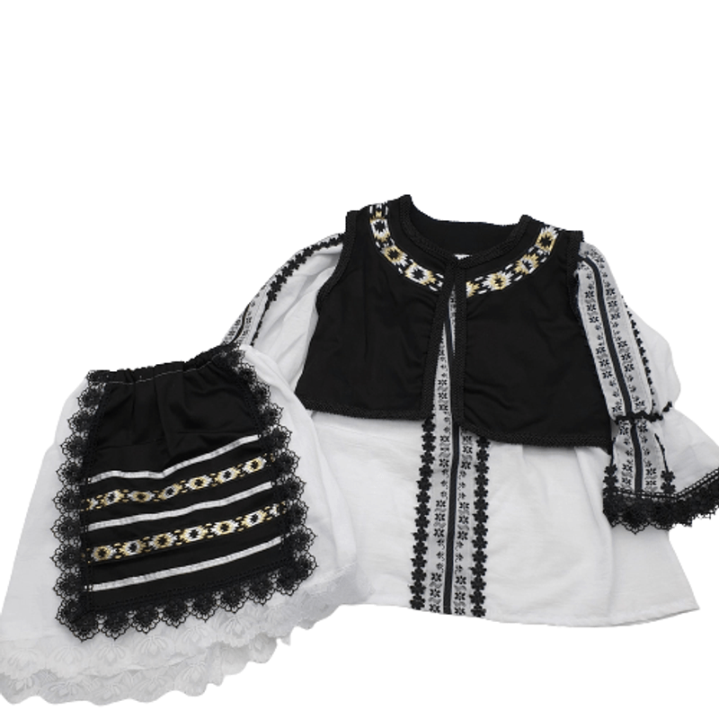 Jucarii, Copii si Bebe - Jucarii si jocuri - Jucarii de rol - Masti si costume copii - Costum traditional din zona Ardealului pentru fete 9 ani 134 - Infinity.ro