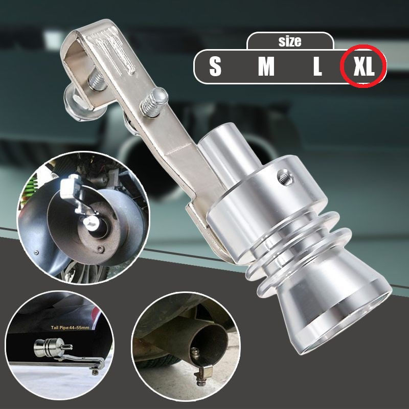 Auto si Moto - Piese auto si accesorii - Caroserie - Ornamente exterior auto - Fluier din aluminiu pentru toba marime XL, compatibil cu motoare peste 2400 cc - Infinity.ro