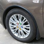Auto si Moto - Piese auto si accesorii - Caroserie - Ornamente exterior auto - Set 4 buc. ornament protectie aripa din cauciuc culoare neagra - Infinity.ro