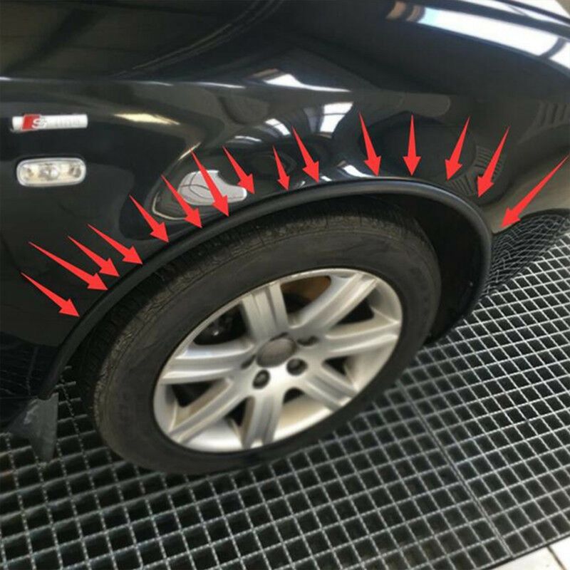 Auto si Moto - Piese auto si accesorii - Caroserie - Ornamente exterior auto - Set 4 buc. ornament protectie aripa din cauciuc culoare neagra - Infinity.ro