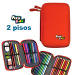 Carti si Birotica - Rechizite - Penare - Penar echipat Fixo Kids Rosu - Infinity.ro