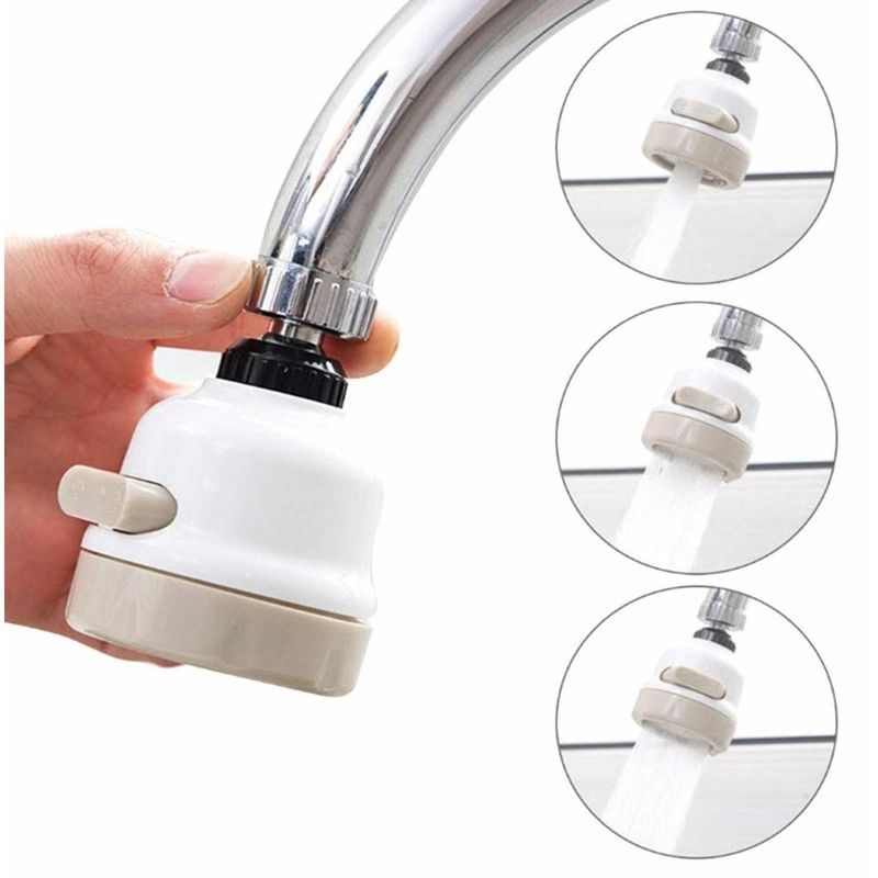 Casa si Gradina - Sanitare - Chiuveta bucatarie si accesorii - Accesorii chiuvete - Aerator apa pentru robinetul de bucatarie cu 3 moduri de functionare - Infinity.ro