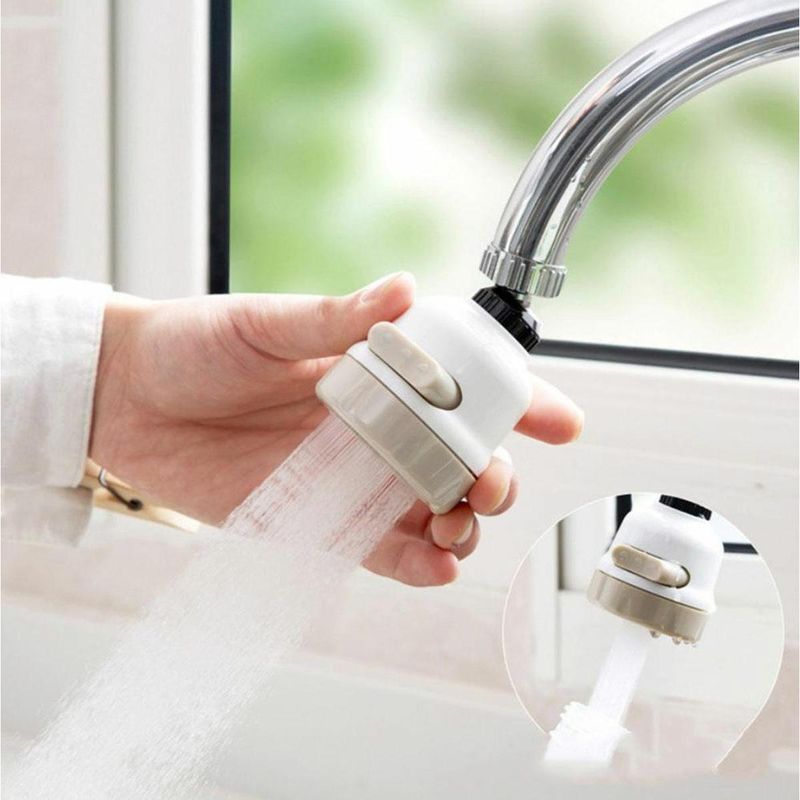 Casa si Gradina - Sanitare - Chiuveta bucatarie si accesorii - Accesorii chiuvete - Aerator apa pentru robinetul de bucatarie cu 3 moduri de functionare - Infinity.ro