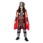 Jucarii, Copii si Bebe - Jucarii si jocuri - Jucarii de rol - Masti si costume copii - Costum Mighty Thor pentru fete - Thor: Love and Thunder 7-8 ani 128 cm - Infinity.ro