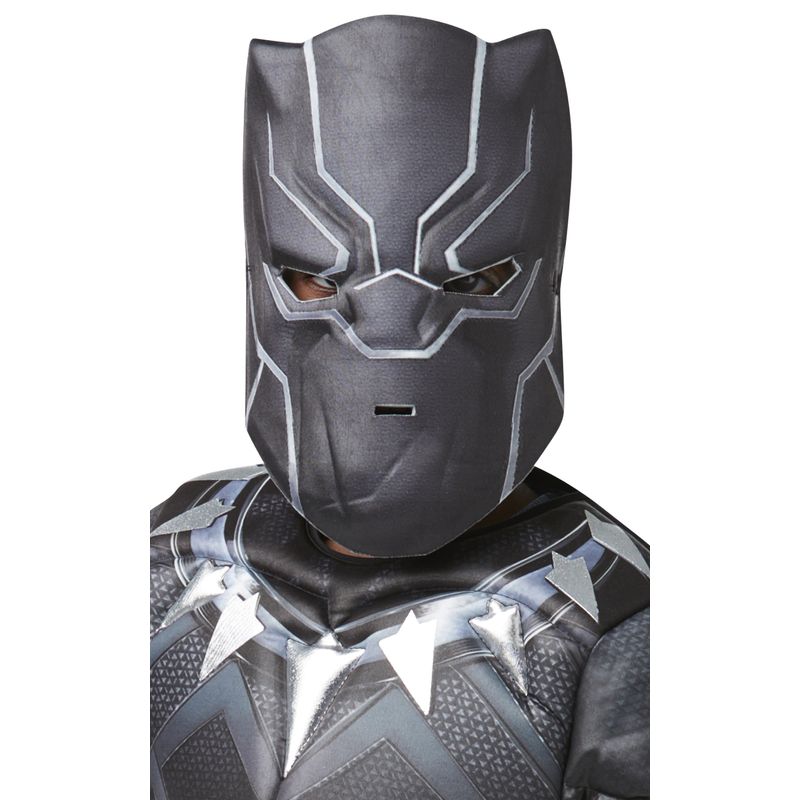 Jucarii, Copii si Bebe - Jucarii si jocuri - Jucarii de rol - Masti si costume copii - Costum cu muschi Black Panther pentru baiat 140 cm 9-10 ani - Infinity.ro