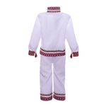 Jucarii, Copii si Bebe - Jucarii si jocuri - Jucarii de rol - Masti si costume copii - Costum Popular pentru baieti 2 piese, alb 98 3 ani - Infinity.ro