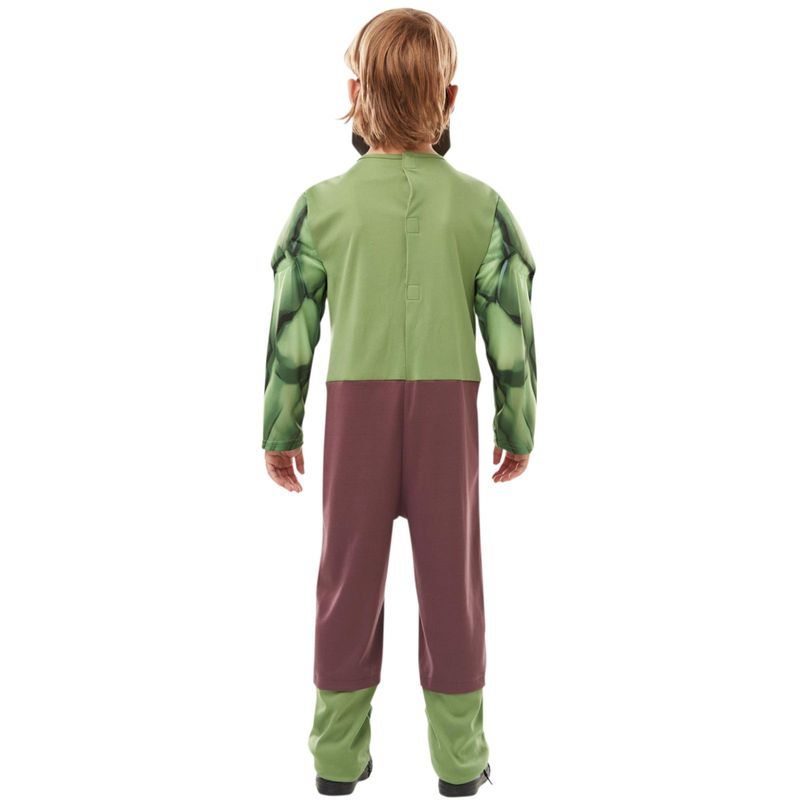 Jucarii, Copii si Bebe - Jucarii si jocuri - Jucarii de rol - Masti si costume copii - Costum cu muschi Hulk Deluxe pentru baieti - Avengers 128 cm 7-8 ani - Infinity.ro