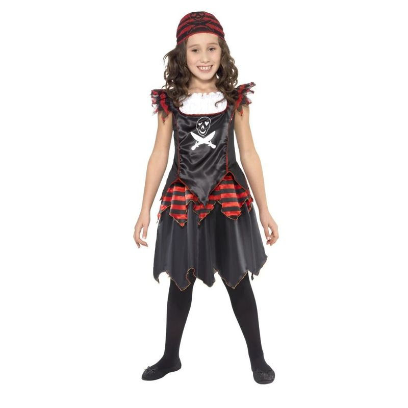 Jucarii, Copii si Bebe - Jucarii si jocuri - Jucarii de rol - Masti si costume copii - Costum pirat Anna pentru fete 4-6 ani 115-128 cm - Infinity.ro