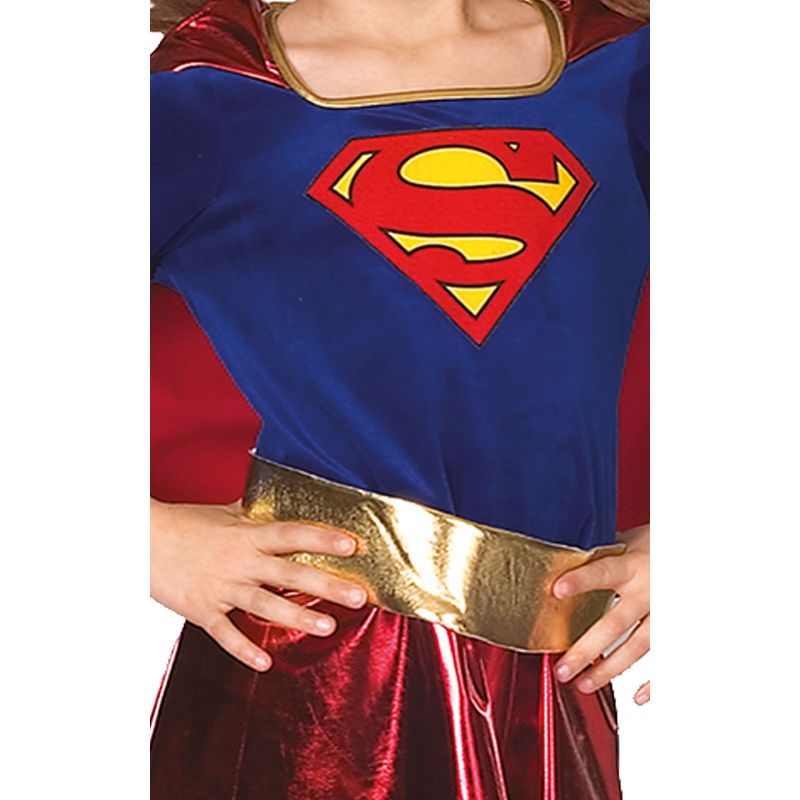 Jucarii, Copii si Bebe - Jucarii si jocuri - Jucarii de rol - Masti si costume copii - Costum Supergirl Deluxe pentru fete 100-110 cm 3-4 ani - Infinity.ro