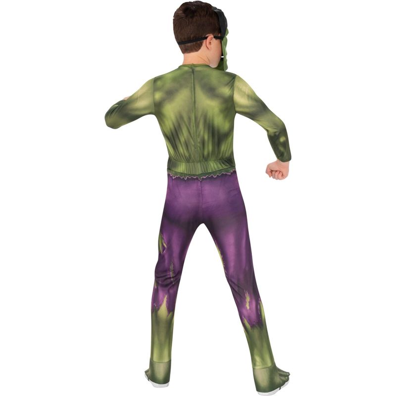 Jucarii, Copii si Bebe - Jucarii si jocuri - Jucarii de rol - Masti si costume copii - Costum Hulk pentru baieti - Marvel Avengers 9-10 ani 152 cm - Infinity.ro