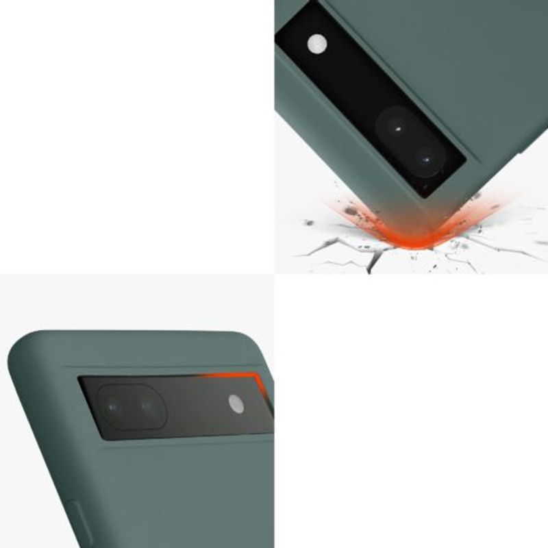 Laptop, Telefoane si Tablete - Telefoane mobile si accesorii - Accesorii Telefoane - Huse telefoane - Husa Kwmobile pentru Google Pixel 6a, Silicon, Verde, 58053.171 - Infinity.ro