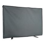 TV, Audio-Video si Foto - Accesorii TV si audio - Accesorii TV - Husa pentru televizor de 49-50" Kwmobile, Gri, Textil, 55239.22 - Infinity.ro