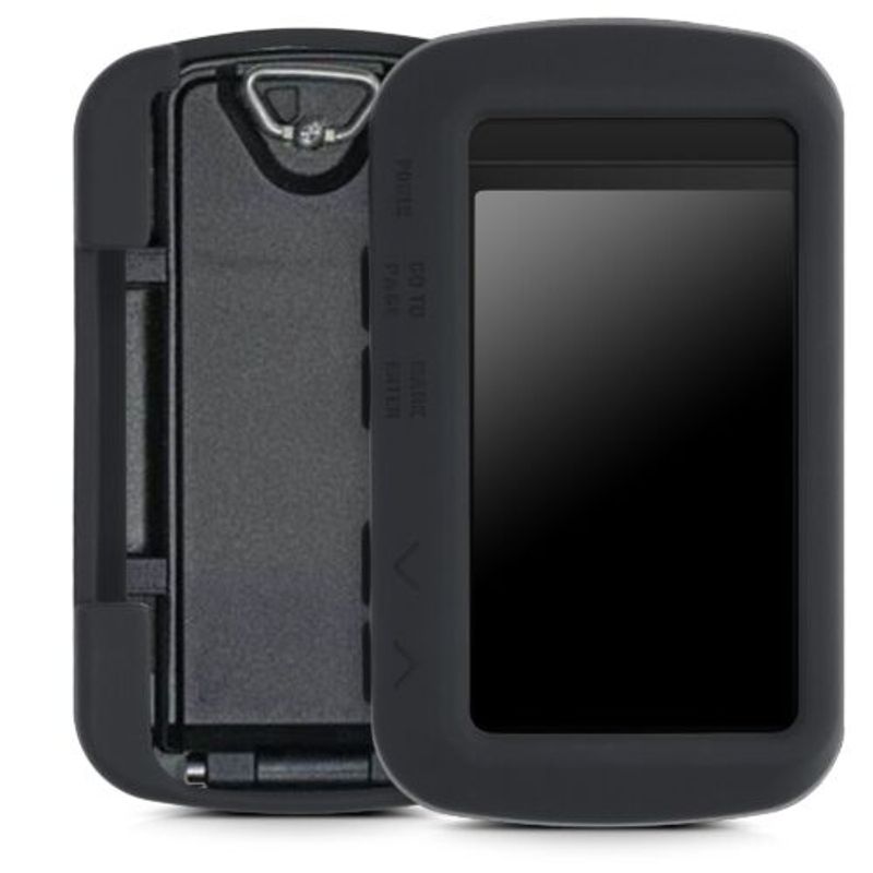 Sport si Outdoor - Ciclism - Accesorii pentru biciclete - Accesorii electrice si ciclocomputere - Husa de protectie pentru GPS Garmin Foretrex 601/Foretrex 701, Kwmobile, Negru, Silicon, 56222.01 - Infinity.ro