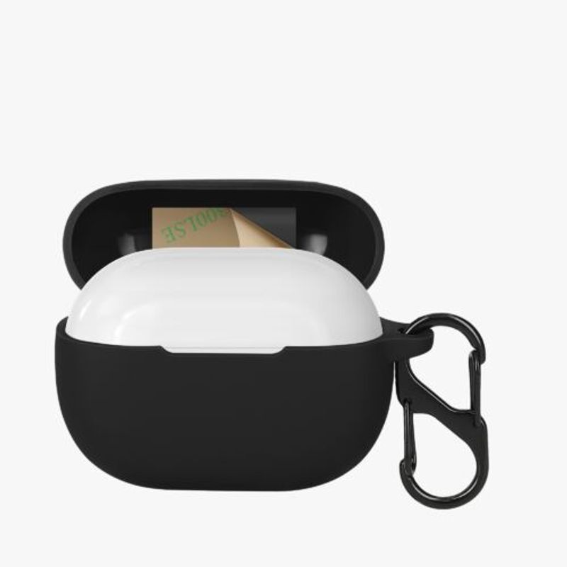 TV, Audio-Video si Foto - Portabile audio - Casti audio - Husa pentru casti Xiaomi Redmi Buds 4 Pro, Kwmobile, Negru, Silicon, 59289.01 - Infinity.ro