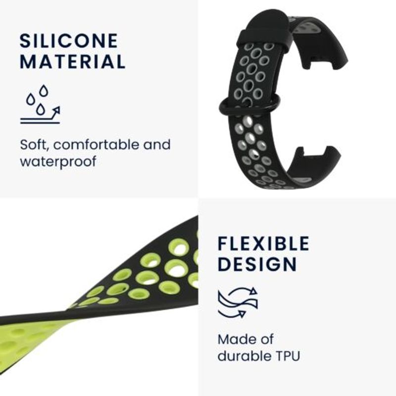 Laptop, Telefoane si Tablete - Wearables si gadgeturi - Wearables - Accesorii wearables - Set 2 curele pentru Xiaomi Mi Watch Lite/Redmi Watch, Kwmobile, Multicolor, Silicon, 54831.06 - Infinity.ro