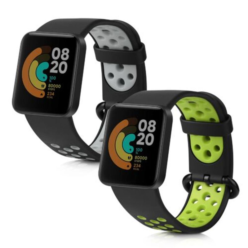 Laptop, Telefoane si Tablete - Wearables si gadgeturi - Wearables - Accesorii wearables - Set 2 curele pentru Xiaomi Mi Watch Lite/Redmi Watch, Kwmobile, Multicolor, Silicon, 54831.06 - Infinity.ro