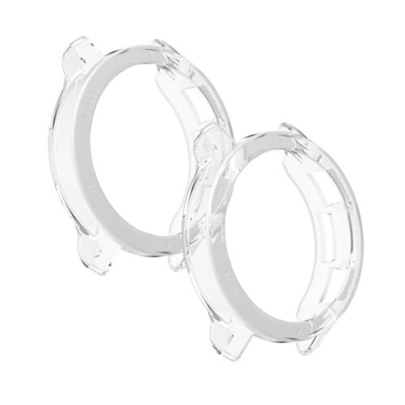 Laptop, Telefoane si Tablete - Wearables si gadgeturi - Wearables - Accesorii wearables - Set 2 huse pentru Xiaomi Watch S1 Active, Kwmobile, Transparent, Silicon, 58070.02 - Infinity.ro