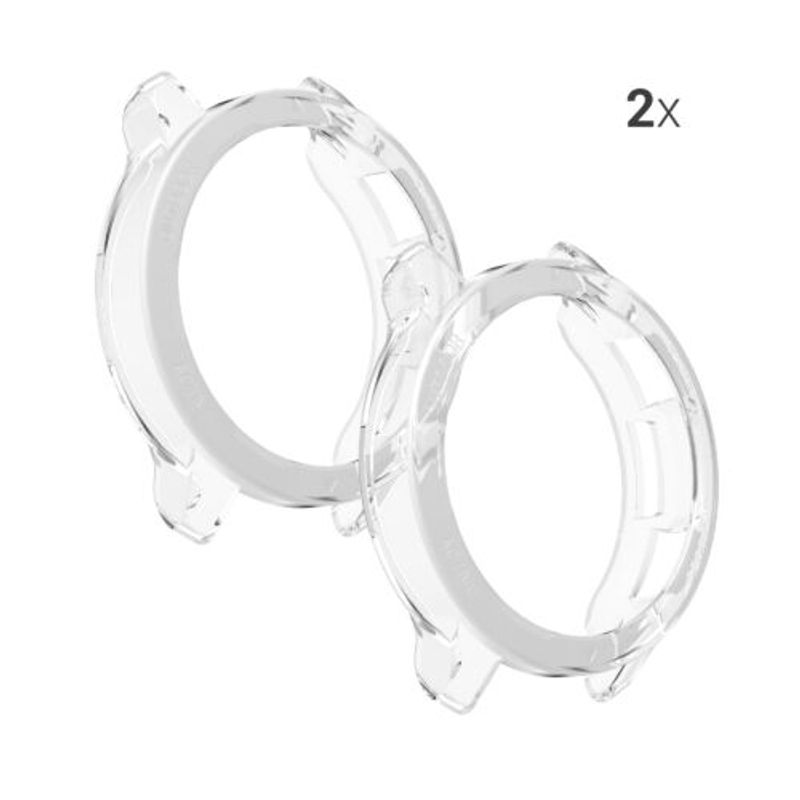 Laptop, Telefoane si Tablete - Wearables si gadgeturi - Wearables - Accesorii wearables - Set 2 huse pentru Xiaomi Watch S1 Active, Kwmobile, Transparent, Silicon, 58070.02 - Infinity.ro