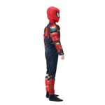 Jucarii, Copii si Bebe - Jucarii si jocuri - Jucarii de rol - Masti si costume copii - Set costum Iron Spiderman cu muschi si masca LED pentru baieti 120-130 cm 7-9 ani - Infinity.ro