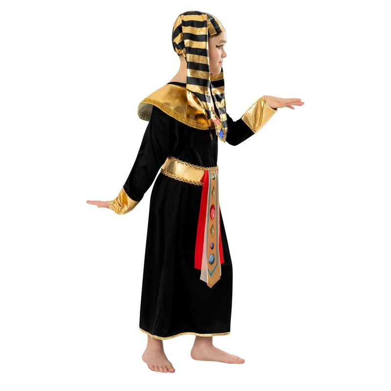 Jucarii, Copii si Bebe - Jucarii si jocuri - Jucarii de rol - Masti si costume copii - Costum faraon egiptean Ramses pentru baieti 3-4 ani 104 cm - Infinity.ro