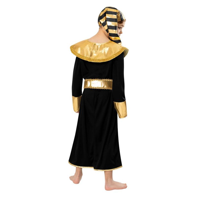 Jucarii, Copii si Bebe - Jucarii si jocuri - Jucarii de rol - Masti si costume copii - Costum faraon egiptean Ramses pentru baieti 3-4 ani 104 cm - Infinity.ro