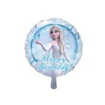 Casa si Gradina - Decoratiuni - Decoratiuni petrecere - Baloane - Balon Anna si Elsa Happy Birthday - Frozen, 45 cm - Infinity.ro
