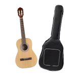 TV, Audio-Video si Foto - Instrumente muzicale - Instrumente clasice - Chitara clasica IdeallStore®, 95 cm, lemn, Clasic, natur, husa inclusa - Infinity.ro