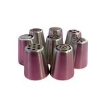 Casa si Gradina - Bucatarie si vesela - Ustensile bucatarie - Ustensile ornare prajituri - Set 8 duiuri ornat din inox cu adaptor inclus, 4.2 cm, Rose, 84COF - Infinity.ro