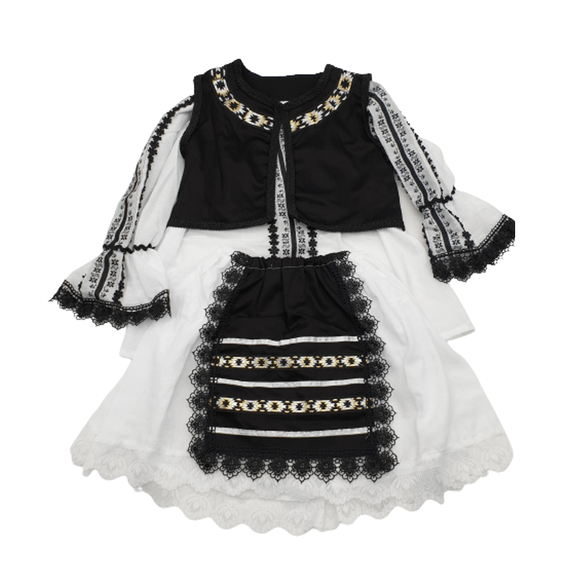 Jucarii, Copii si Bebe - Jucarii si jocuri - Jucarii de rol - Masti si costume copii - Costum traditional din zona Ardealului pentru fete 5 ani 110 - Infinity.ro