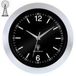 Casa si Gradina - Decoratiuni - Ceasuri - Ceas de perete cu aratator secunde si geam sticla, 30 x 4 cm, gri, 30 cm - Infinity.ro