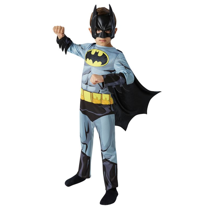 Jucarii, Copii si Bebe - Jucarii si jocuri - Jucarii de rol - Masti si costume copii - Costum Clasic Batman pentru baieti 7-8 ani 128 - Infinity.ro