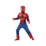 Jucarii, Copii si Bebe - Jucarii si jocuri - Jucarii de rol - Masti si costume copii - Costum Deluxe Spiderman cu muschi 110-116 cm 5-6 ani - Infinity.ro