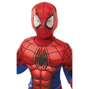 Costum Deluxe Spiderman cu muschi 110-116 cm 5-6 ani