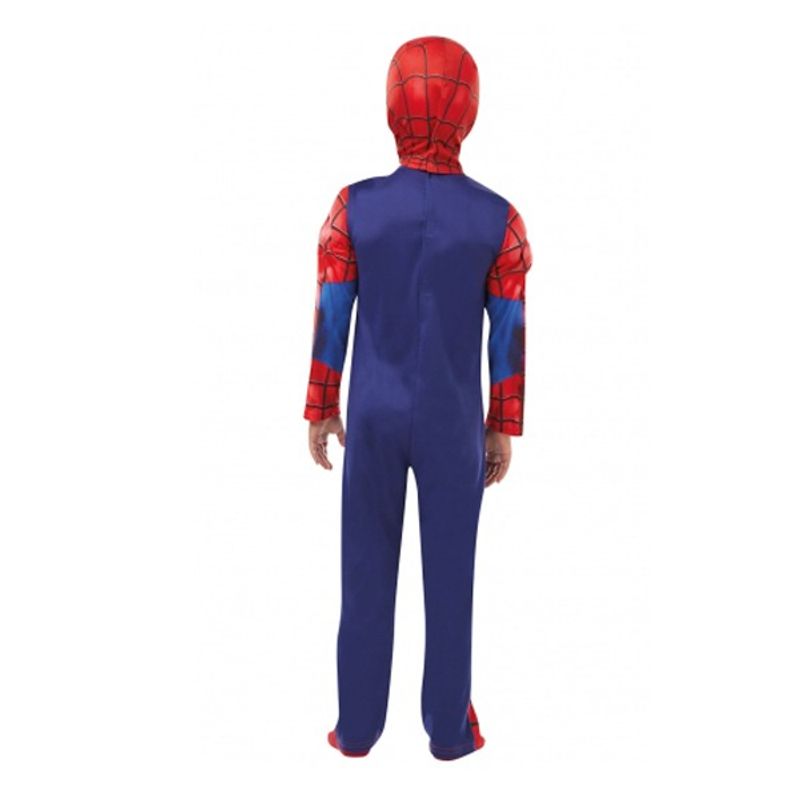 Jucarii, Copii si Bebe - Jucarii si jocuri - Jucarii de rol - Masti si costume copii - Costum Deluxe Spiderman cu muschi 110-116 cm 5-6 ani - Infinity.ro