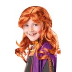 Jucarii, Copii si Bebe - Jucarii si jocuri - Jucarii de rol - Masti si costume copii - Peruca pentru copii, Printesa Anna, Disney Frozen 2, marime universala - Infinity.ro