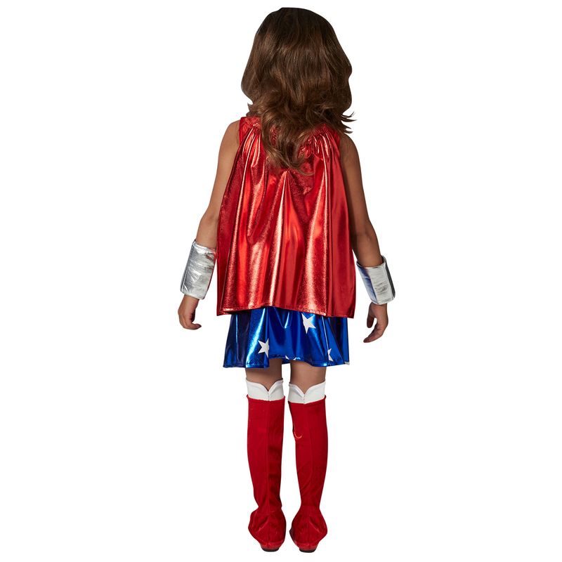 Jucarii, Copii si Bebe - Jucarii si jocuri - Jucarii de rol - Masti si costume copii - Costum Wonder Woman Deluxe pentru fete 100-110 cm 3-4 ani - Infinity.ro
