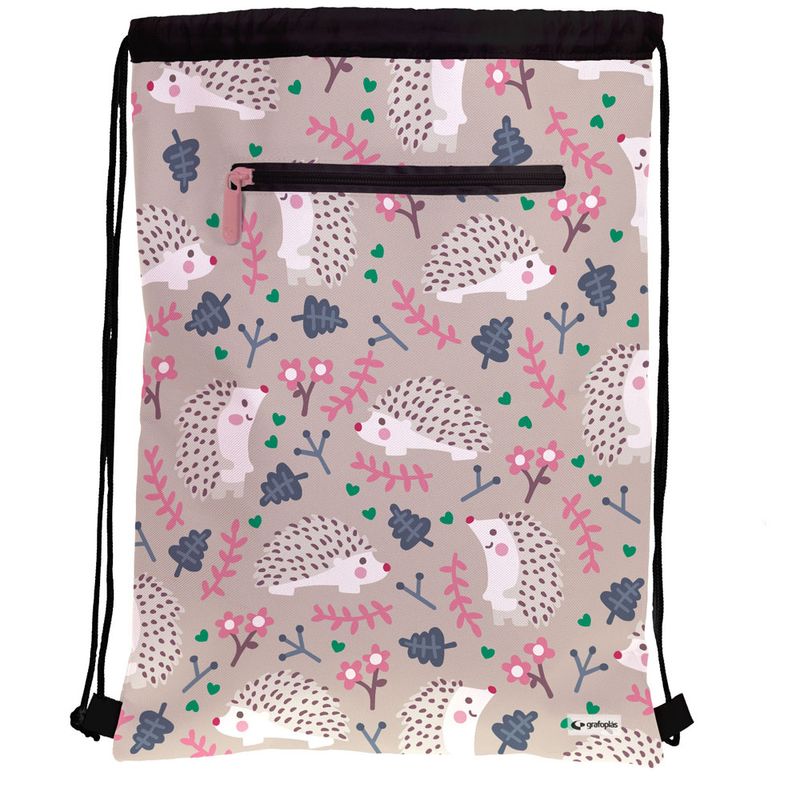 Carti si Birotica - Rechizite - Alte accesorii scolare - Sac Sport cu buzunar Hedgehog - Infinity.ro