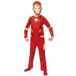 Jucarii, Copii si Bebe - Jucarii si jocuri - Jucarii de rol - Masti si costume copii - Costum  Iron Man Clasic pentru baieti 104 cm 3-4 ani - Infinity.ro