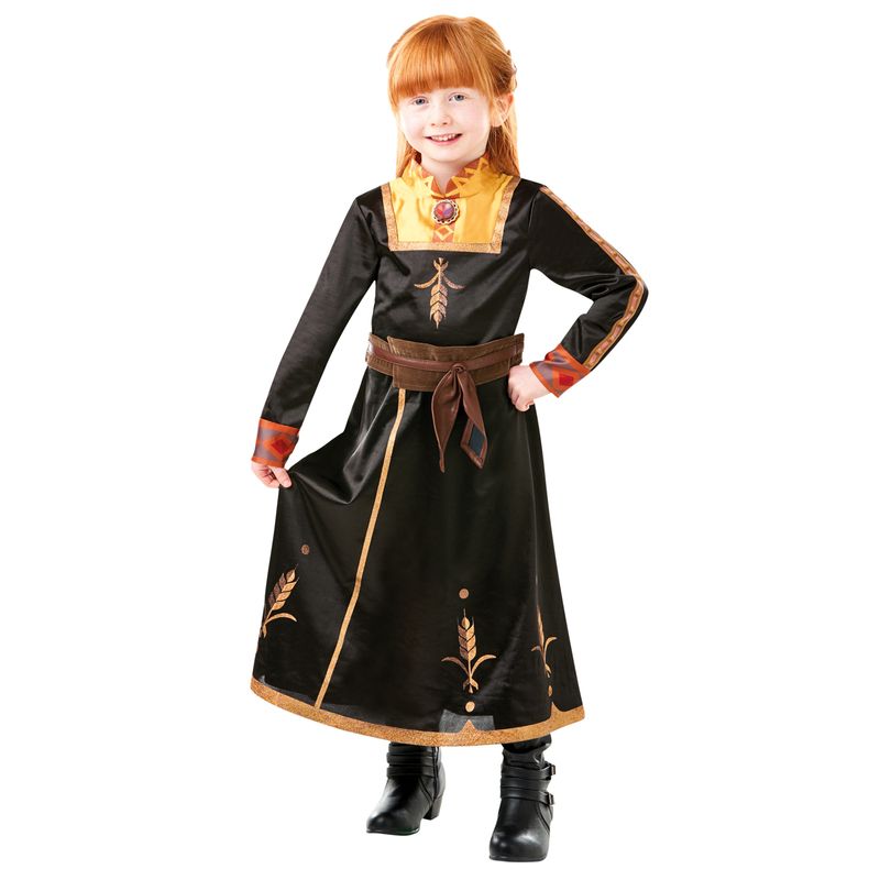 Jucarii, Copii si Bebe - Jucarii si jocuri - Jucarii de rol - Masti si costume copii - Costum Deluxe Anna pentru fete - Regatul de gheata 2 128 cm 7-8 ani - Infinity.ro