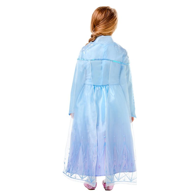 Jucarii, Copii si Bebe - Jucarii si jocuri - Jucarii de rol - Masti si costume copii - Costum Disney Deluxe Elsa pentru fete, Regatul de gheata 2 128 cm 7-8 ani - Infinity.ro