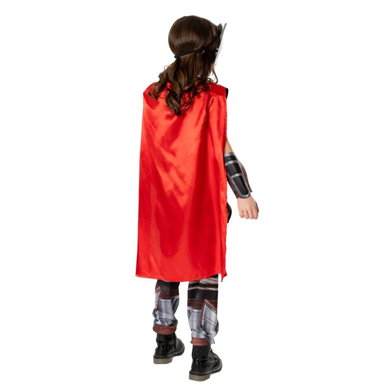 Jucarii, Copii si Bebe - Jucarii si jocuri - Jucarii de rol - Masti si costume copii - Costum Mighty Thor pentru fete - Thor: Love and Thunder 5-6 ani 116 cm - Infinity.ro