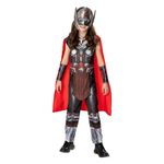 Jucarii, Copii si Bebe - Jucarii si jocuri - Jucarii de rol - Masti si costume copii - Costum Mighty Thor pentru fete - Thor: Love and Thunder 5-6 ani 116 cm - Infinity.ro