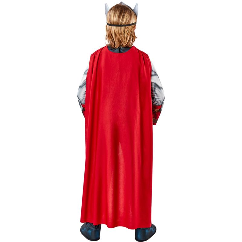 Jucarii, Copii si Bebe - Jucarii si jocuri - Jucarii de rol - Masti si costume copii - Costum Thor cu casca pentru baieti 7-8 ani 138 cm - Infinity.ro