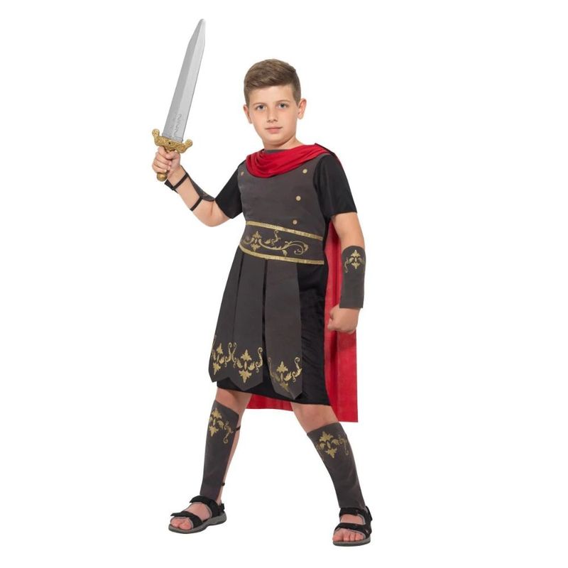 Jucarii, Copii si Bebe - Jucarii si jocuri - Jucarii de rol - Masti si costume copii - Costum soldat Roman deluxe pentru copii 115-128 cm 4-6 ani - Infinity.ro