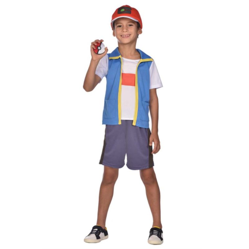Jucarii, Copii si Bebe - Jucarii si jocuri - Jucarii de rol - Masti si costume copii - Costum Ash Pokemon pentru copii 3-4 ani 104 cm - Infinity.ro