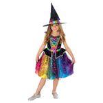 Jucarii, Copii si Bebe - Jucarii si jocuri - Jucarii de rol - Masti si costume copii - Costum Barbie vrajitoare pentru fete 3-4 ani 98-104 cm - Infinity.ro