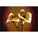 Casa si Gradina - Decoratiuni - Tablouri - Tablou canvas Flori, vintage, abstract, arta 14, 60 x 40 cm - Infinity.ro