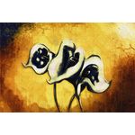Casa si Gradina - Decoratiuni - Tablouri - Tablou canvas Flori, vintage, abstract, arta 13, 60 x 40 cm - Infinity.ro