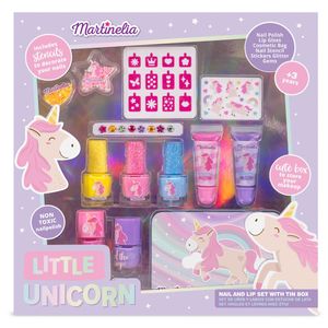 Set de manichiura pentru copii, Martinelia, Little Unicorn Beauty Tin Box